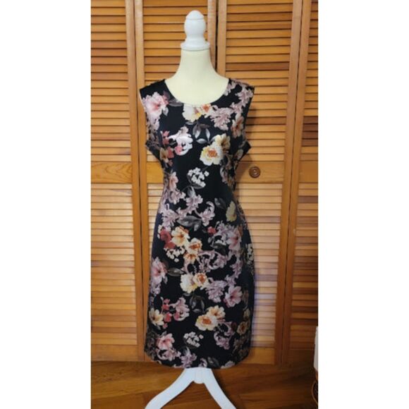 Olivia Matthews Size L Floral Dress - Picture 1 of 7